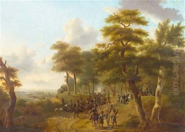 Szene Aus Dem Feldzug Des Napoleon Oil Painting by Philippe Budelot