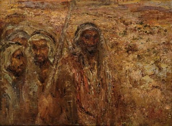 Joseph And His Brothers Oil Painting by Josef Budko