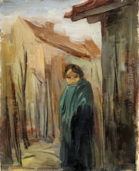 The Jewish Woman From Poland Oil Painting by Josef Budko