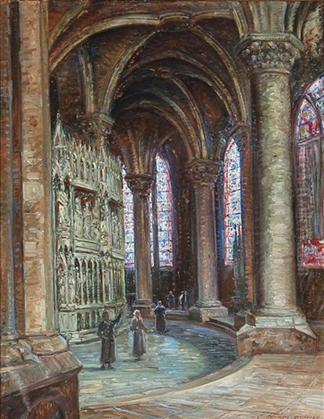 Apsis I Kirken I Chartres by Carl Budtz-Moller