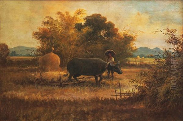 Landscape Oil Painting by Teodoro Buenaventura