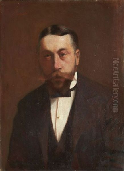 Portrait D'homme Oil Painting by Carlo Bugatti