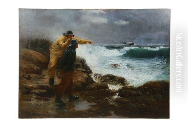 The Life Savers Oil Painting by Augustus W. Buhler