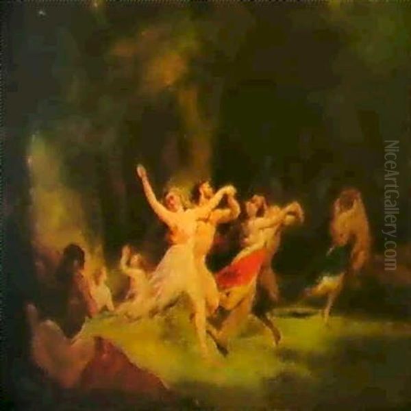 Bacchanal. Oil Painting by Christian Buhler