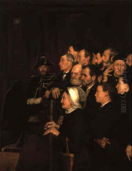 Un Jour D'audience Oil Painting by Jean Eugene Buland