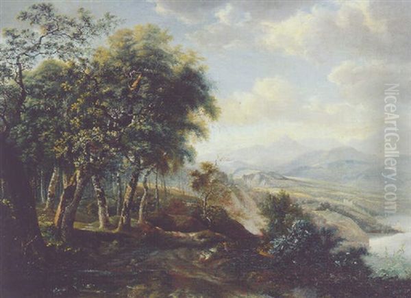 Seelandschaft Oil Painting by Johann Balthasar Bullinger the Elder