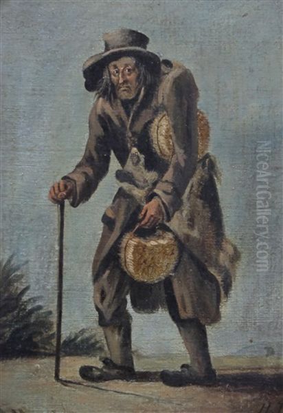 Gloucester Characters (4 Works) Oil Painting by Henry William Bunbury