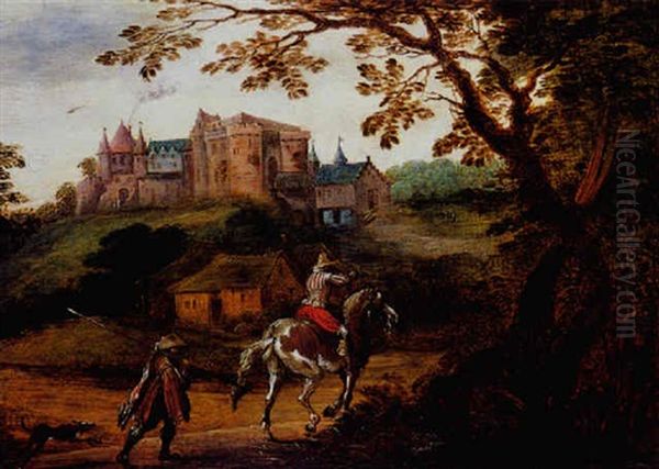 Le Retour De La Chasse Oil Painting by Willem Van Den Bundel