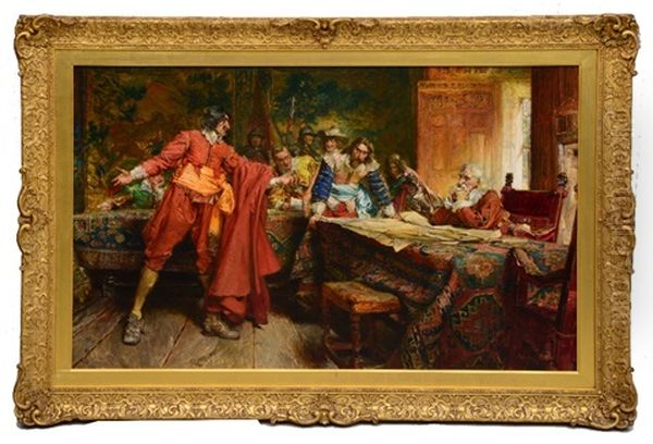 Before His Peers Oil Painting by Edgar Bundy