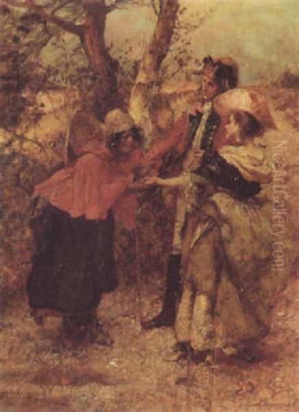 Gypsy Fortune Teller by Edgar Bundy