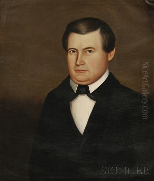 Portrait Of A Ludlow, Vermont, Gentleman Oil Painting by Horace Bundy