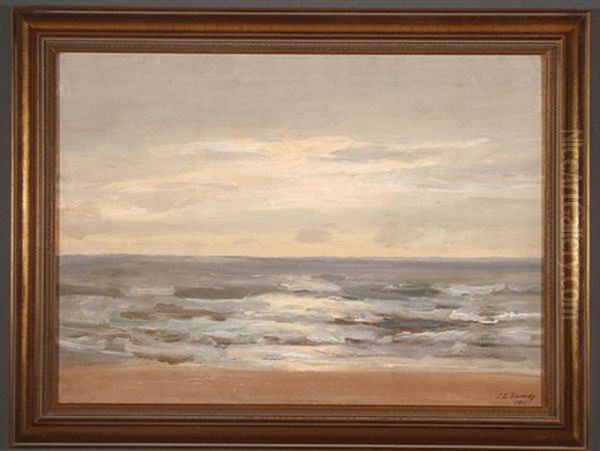 Coastal Landscape Oil Painting by John Elwood Bundy