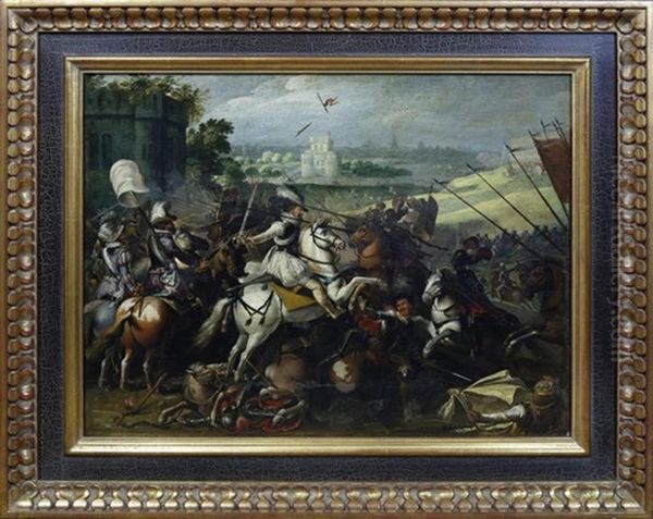 The Battle Of Arques by Jacob Bunel