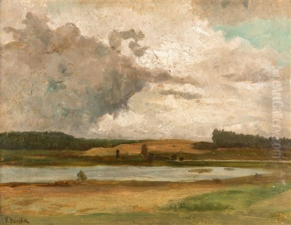 Landschaft Bei Butzow Oil Painting by Franz Bunke