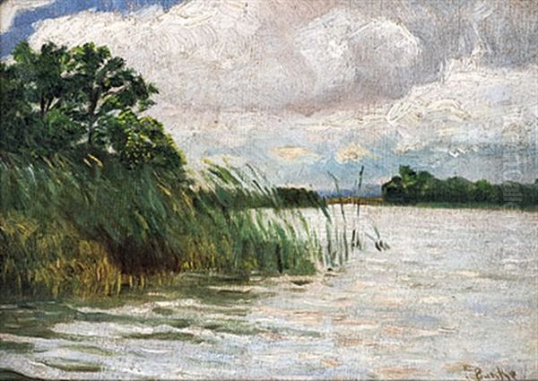 Am Wasser Oil Painting by Franz Bunke