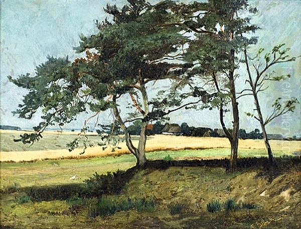 Mittagssonne Oil Painting by Franz Bunke