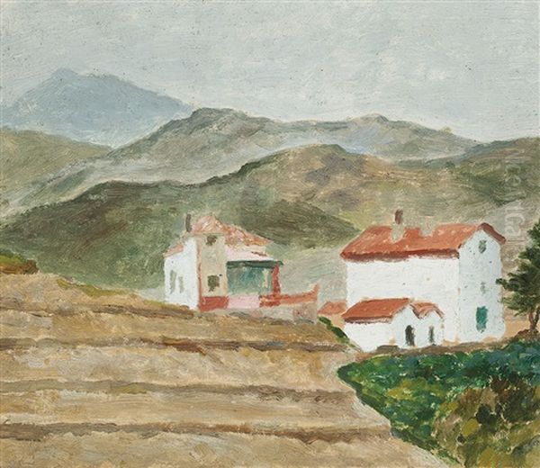 Farmhouse, Provence Oil Painting by Rupert Bunny