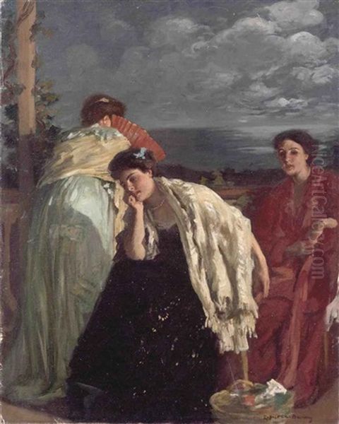 Idle Hours Oil Painting by Rupert Bunny