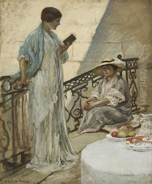 On The Landing by Rupert Bunny