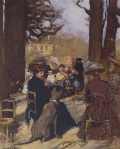 Dejeuner Sous Les Arbres Oil Painting by Rupert Bunny