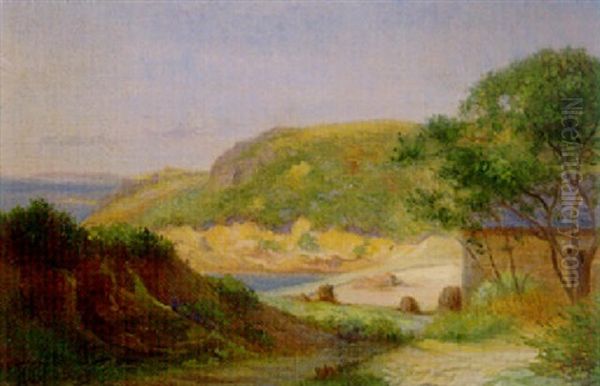 Coastal Landscape Oil Painting by Rupert Bunny