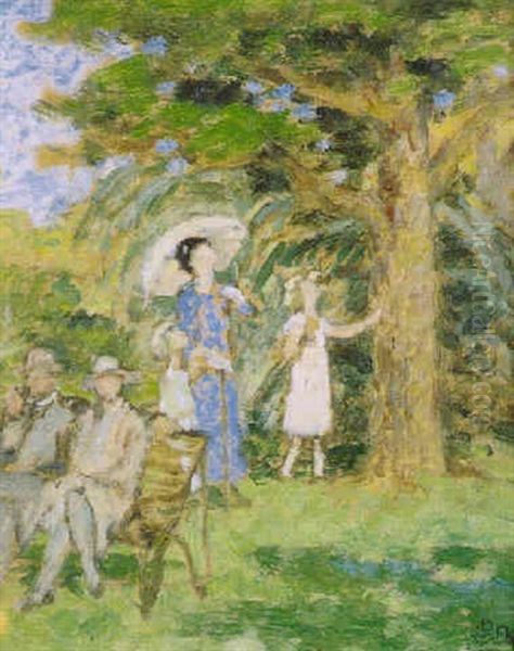 In The Botanical Gardens, Melbourne by Rupert Bunny