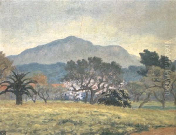 Orchard, South Of France Oil Painting by Rupert Bunny