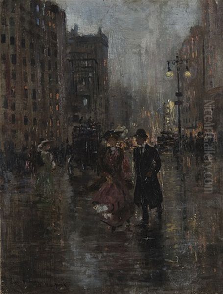 New York Oil Painting by Eugenio Buono