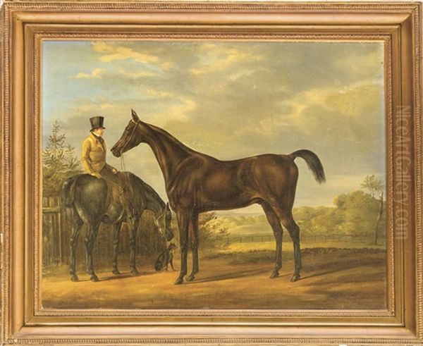 Pferdeportrat Oil Painting by Friedrich-Leopold Burde