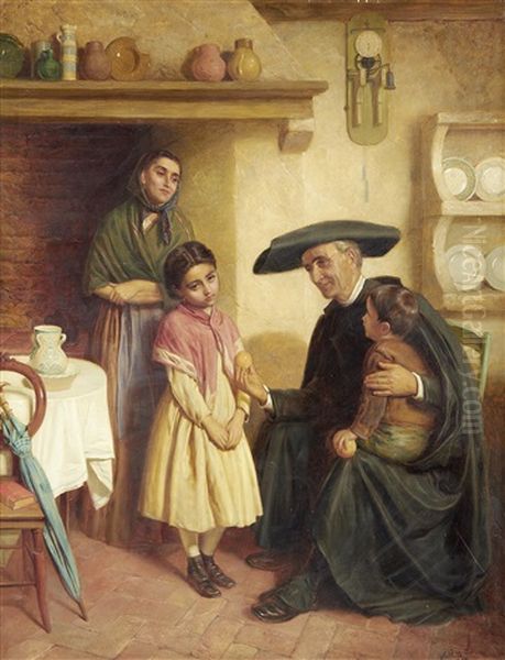 The Offering Oil Painting by John Bagnold Burgess