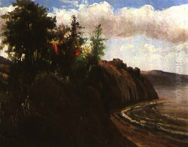 Landscape by J.J. Gustave Burghoffer