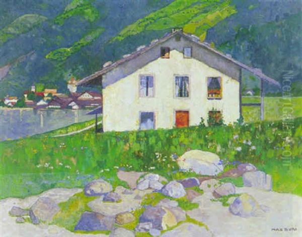 Haus Am Brienzersee Oil Painting by Max-Alfred Buri