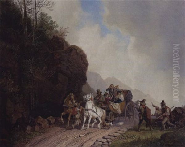 Der Uberfall Auf Eine Reisekutsche by Heinrich Buerkel