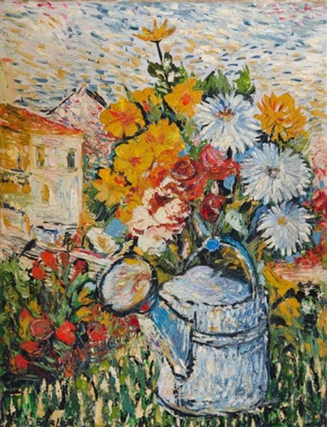 Flowers Bouquet by Vladimir Davidovich Burlyuk