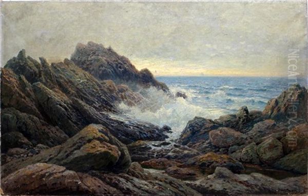 Ostseekuste Oil Painting by Georg Burmester