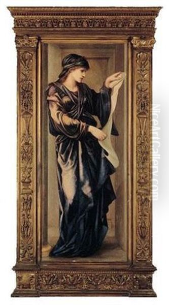 The Cumaean Sibyl Oil Painting by Edward Burne-Jones