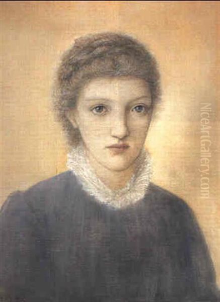 Portrait Of Frances Graham Oil Painting by Edward Burne-Jones