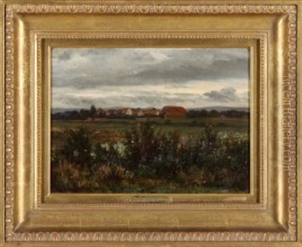 Herbsttag Oil Painting by Karl Peter Burnitz