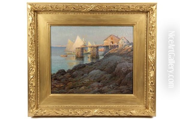 Criehaven Oil Painting by William Partridge Burpee