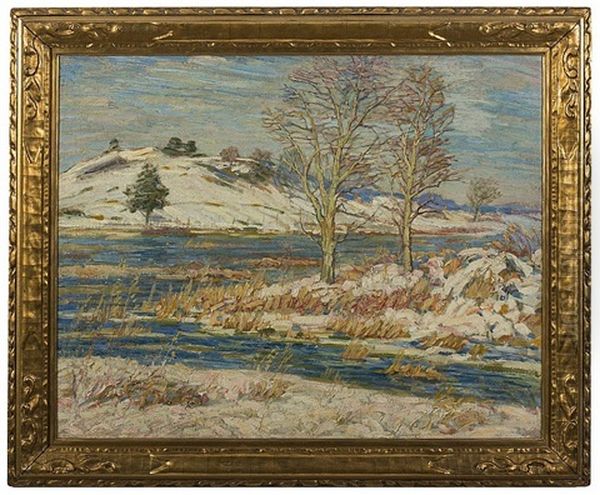 Damon Hill, Old Lyme, Connecticut Oil Painting by George Brainard Burr