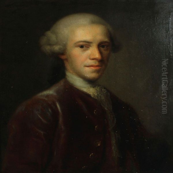 Portrait Of Professor Frederik Sneedorf Oil Painting by Peder Als