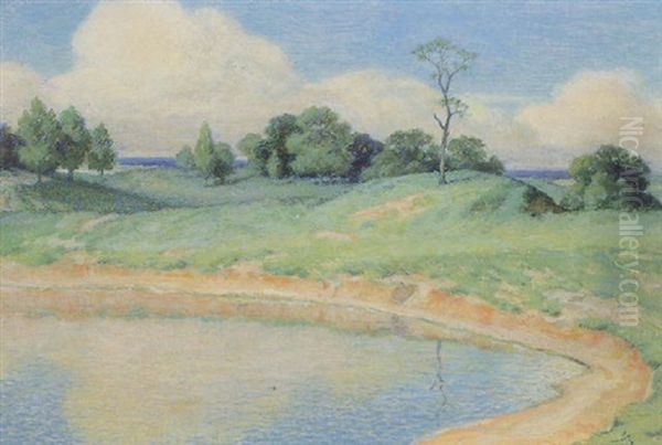 View Near Blackheath Oil Painting by William Shakespeare Burton