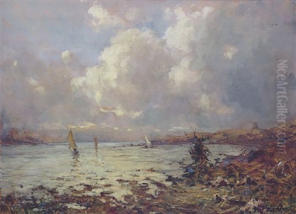 Laguna Di Venezia Oil Painting by Giuseppe Buscaglione