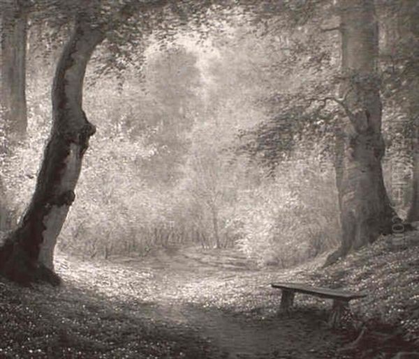 Path Through The Woods by Peter Johan Valdemar Busch