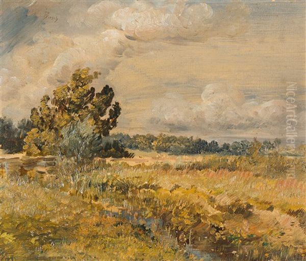 Herbstliche Landschaft Oil Painting by Wilhelm Busch