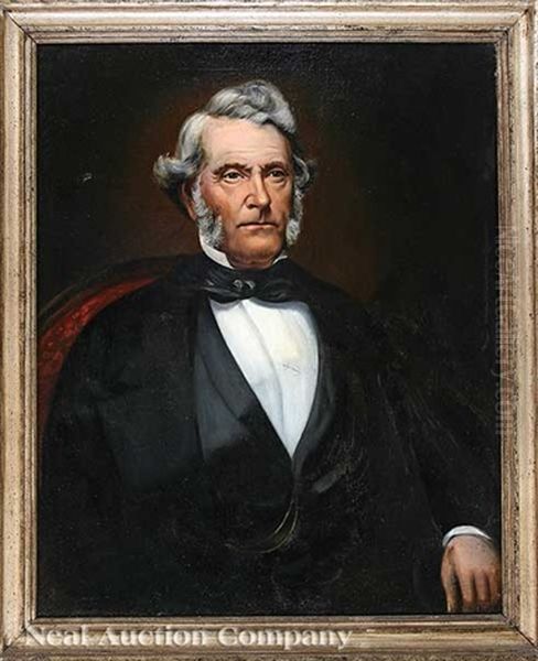 Portrait Of Clough Marshall Anderson (1812-1865) Oil Painting by Joseph Henry Bush