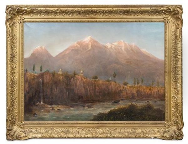 Mountain Landscape Oil Painting by Norton Bush