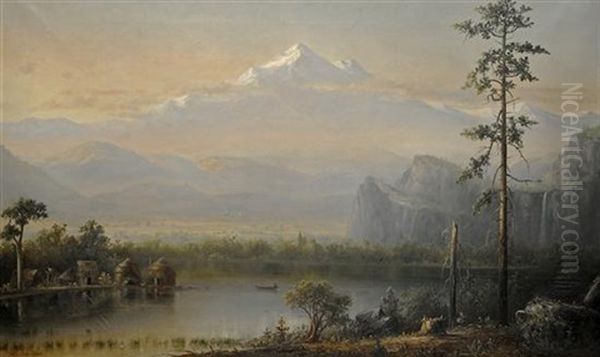 El Iztlazihuatl Oil Painting by Norton Bush