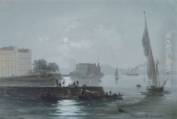 Bei Venedig Oil Painting by Carlo Bussoli