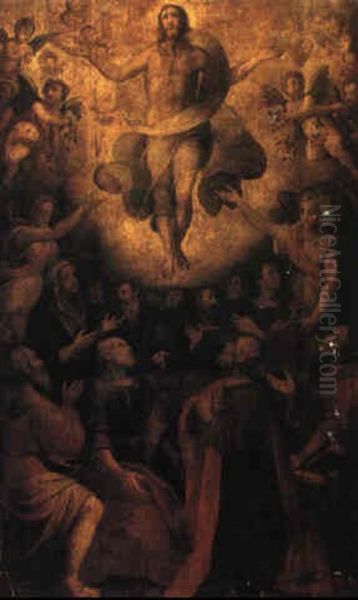 The Ascension Oil Painting by Ludovico Buti